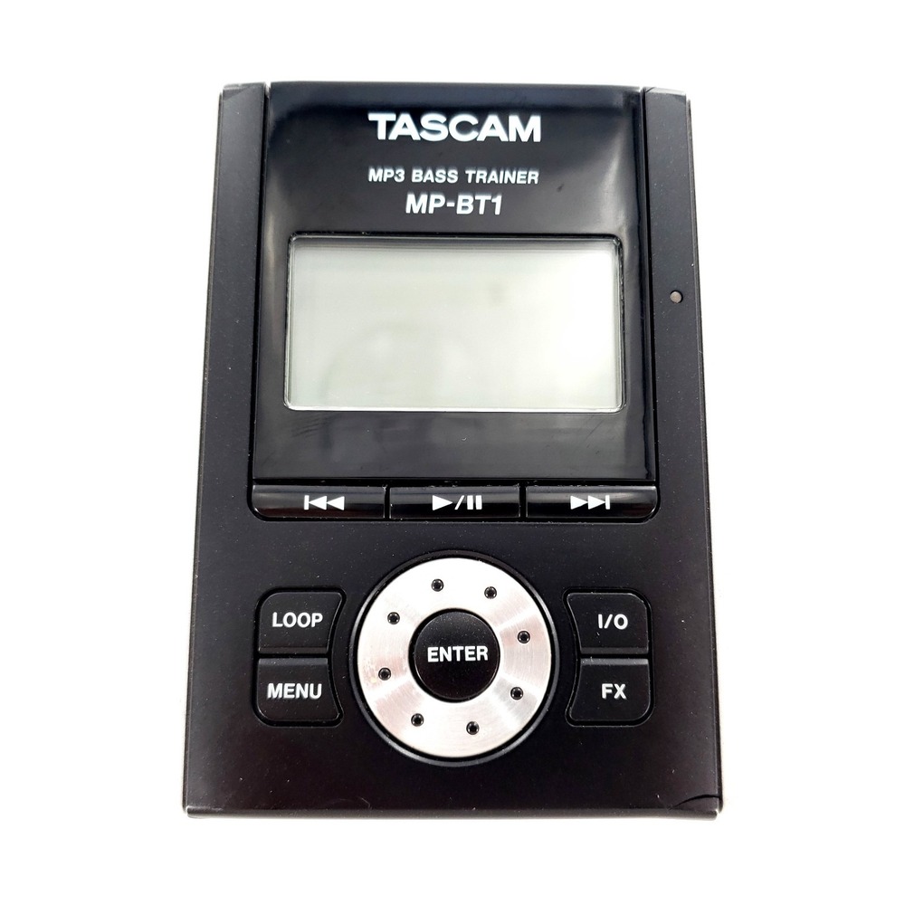 TASCAM MP-BT1 Portable MP3 Bass Trainer Black No Cables Tested & Works **READ**